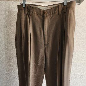 Men’s Taupe Tommy Bahama 100% Silk Pants Like New